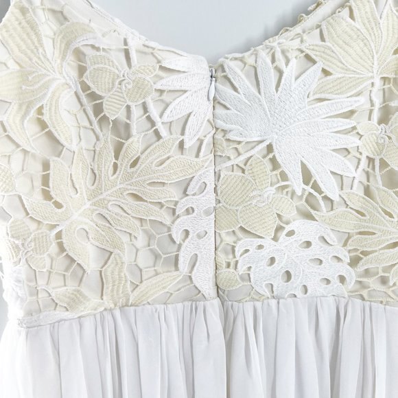 Dress the Population Asha Lace and Chiffon Gown size S NEW - Picture 8 of 13